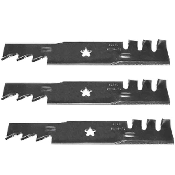 14-5/8" Blade Kit(3 Pack) Compatible With HUSQVARNA OEM 573953001 - 5 point star Center Hole 14-5/8" Blade Kit(3 Pack) Compatible With HUSQVARNA OEM 573953001 - 5 point star Center Hole