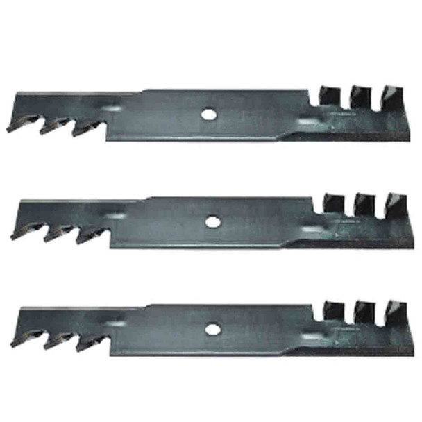 16-1/4" Universal Heavy Duty Mulching Blade Kit(3 Pack) For Replace Snapper Blade - 5/8" Center Hole
