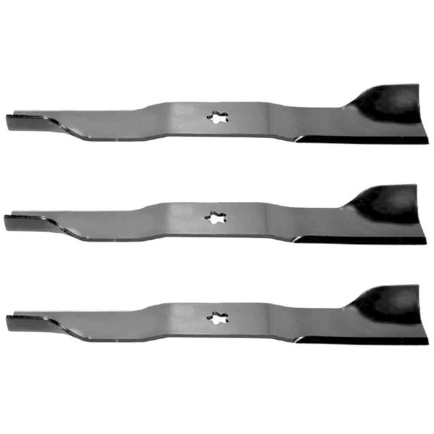 18-1/2" Blade Kit(3 Pack) Compatible With HUSQVARNA OEM 582062502 - 5 point star Center Hole