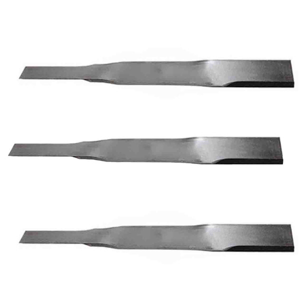 17" Universal Low Lift Blade Kit(3 Pack) For 50" Gravely Mower - 5/8" Center Hole Diam.
