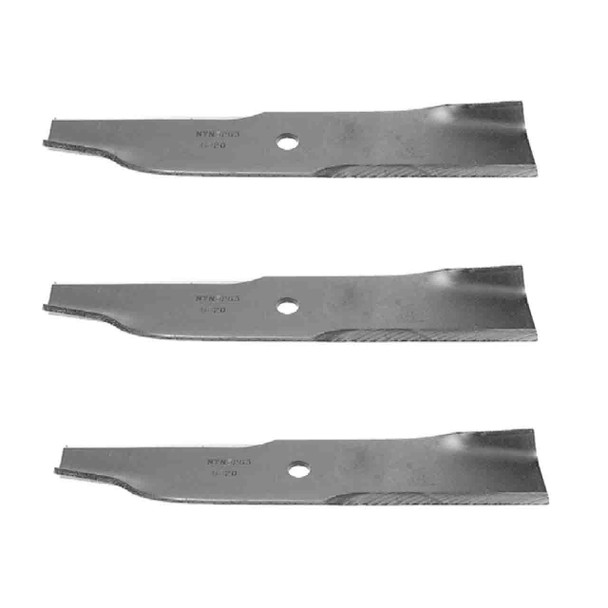 14-1/2" Blade Kit(3 Pack) Compatible With DIXIE CHOPPER OEM 30227-42 - 5/8" Center Hole