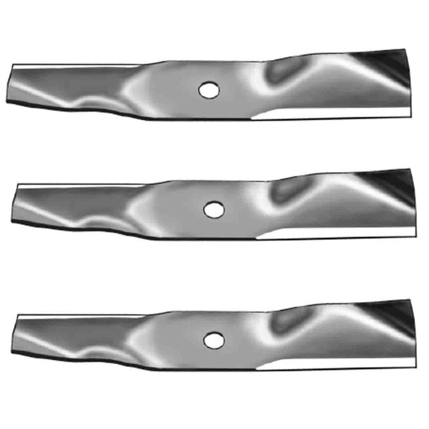 18-5/8" Blade Kit(3 Pack) Compatible With JOHN DEERE OEM M115496 - .800" Center Hole