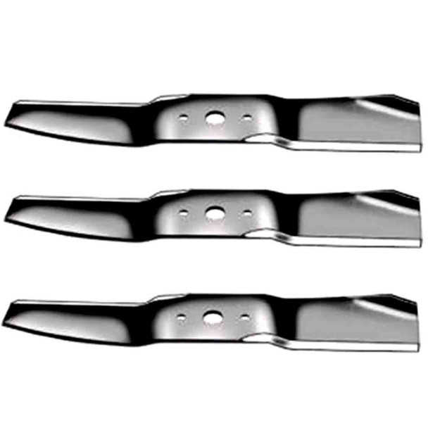 16-1/2" Blade Kit(3 Pack) Compatible With CUB CADET OEM 742-3025 - 3/4" Center Hole
