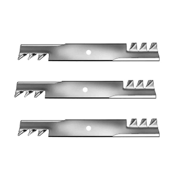 17" Universal Mulching Blade Kit(3 Pack) For Replace Dixie Chopper Blade - 5/8" Center Hole