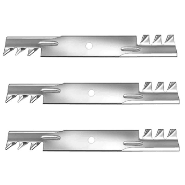 21" Blade Kit(3 Pack) Compatible With FERRIS OEM 1520842 - 5/8" Center Hole_A4
