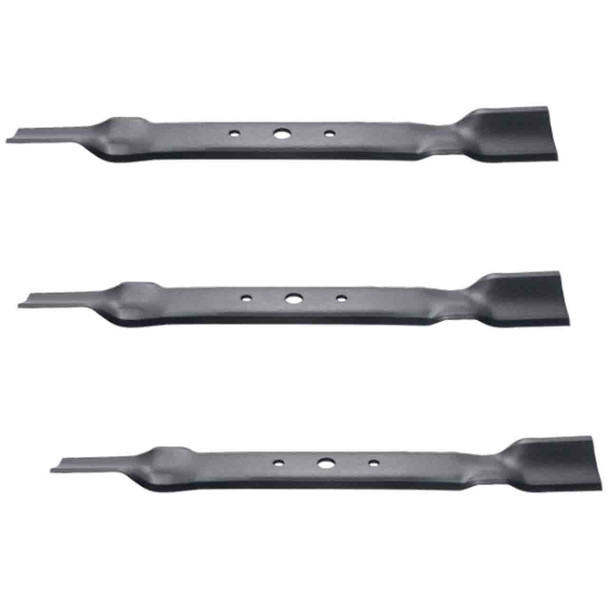 21-3/8" Oregon Blade Kit(3 Pack) Compatible With JOHN DEERE OEM GX20433 - 11/16" Center Hole Diam._A9 - Image 1