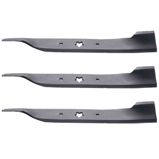 16-11/16" Oregon Blade Kit(3 Pack) Compatible With HUSQVARNA OEM 532180054 - 5 pt. star" Center Hole Diam._A7 - Image 1 16-11/16" Oregon Blade Kit(3 Pack) Compatible With HUSQVARNA OEM 532180054 - 5 pt. star" Center Hole Diam._A7 - Image 1