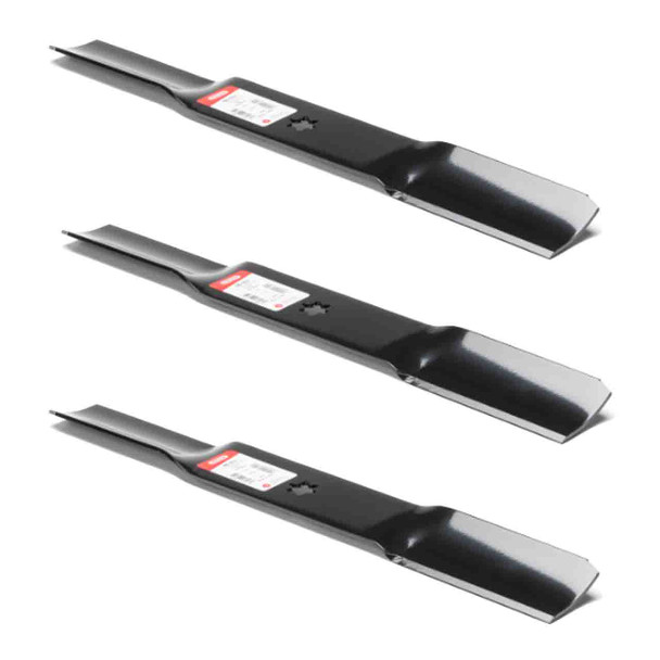 21-3/16" Oregon Blade Kit(3 Pack) Compatible With CUB CADET OEM 742-0656 - 5/8 6 pt. star" Center Hole Diam. - Image 1 21-3/16" Oregon Blade Kit(3 Pack) Compatible With CUB CADET OEM 742-0656 - 5/8 6 pt. star" Center Hole Diam. - Image 1