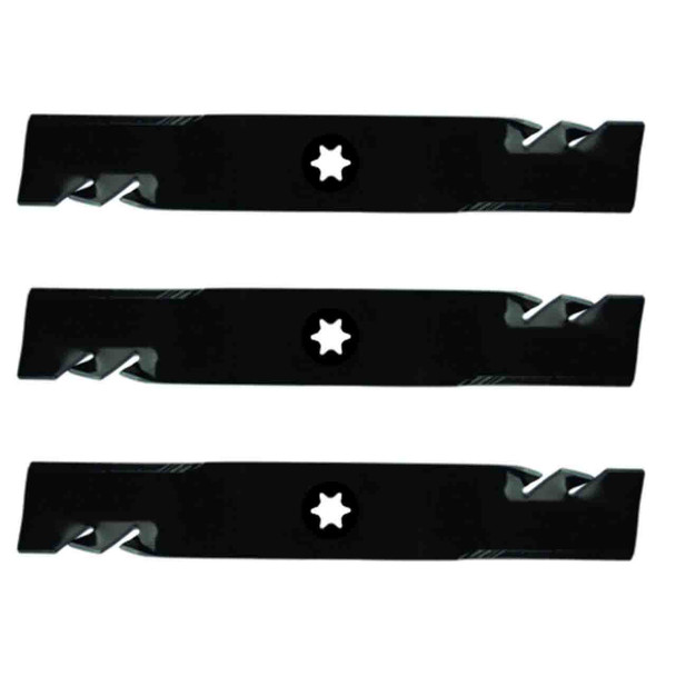 17-7/8" Oregon Blade Kit(3 Pack) Compatible With CUB CADET OEM 942-04053-X - 5/8 6 pt. star" Center Hole Diam._A5 - Image 1