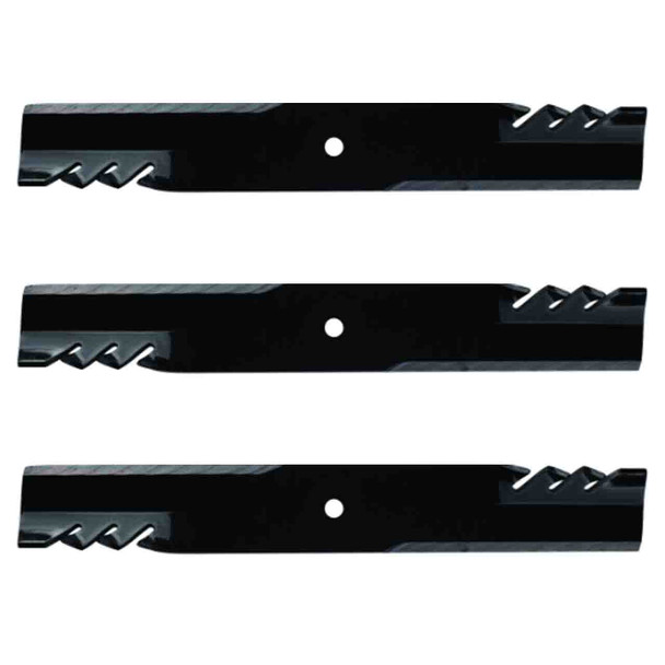 18-3/8" Universal OEM 592-137 Oregon Blade Kit(3 Pack) 5/8" Center Hole 3" Width 0,187" Thickness 1" Air Lift - Image 1 18-3/8" Universal OEM 592-137 Oregon Blade Kit(3 Pack) 5/8" Center Hole 3" Width 0,187" Thickness 1" Air Lift - Image 1