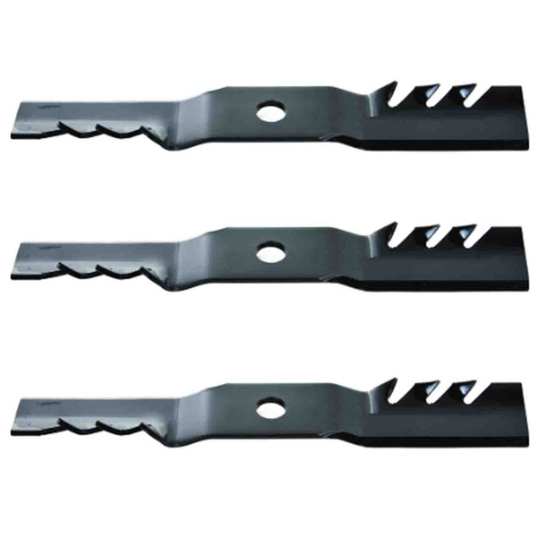 19" Oregon Blade Kit(3 Pack) Compatible With CUB CADET OEM 742-04416-X - 3/4" Center Hole Diam._A2 - Image 1