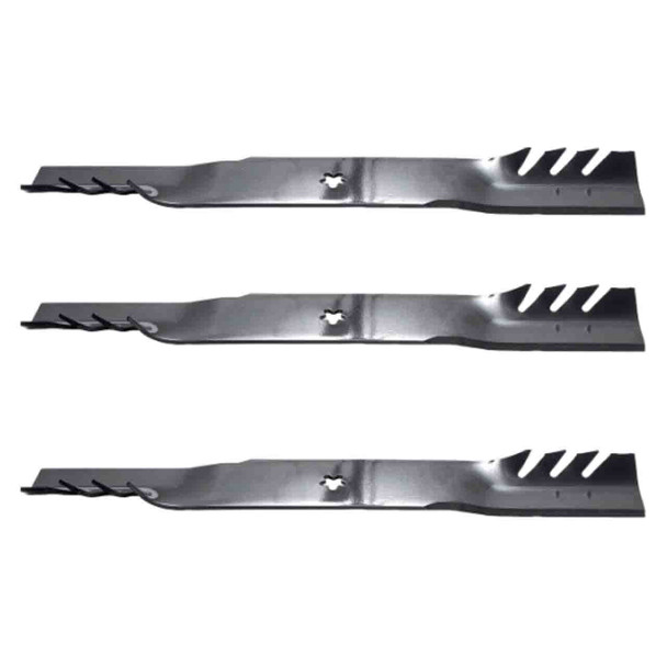 22-7/8" Oregon Blade Kit(3 Pack) Compatible With ARIENS OEM 704425 - 5 pt. star" Center Hole Diam._A7 - Image 1