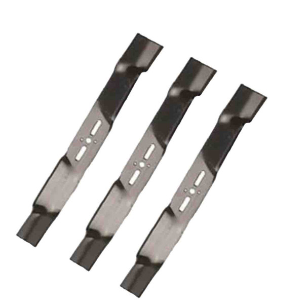 17-7/8" Universal OEM 90-618 Oregon Blade Kit(3 Pack) 3/8" Center Hole 2,25" Width 0,149" Thickness 5/8" Air Lift - Image 1 17-7/8" Universal OEM 90-618 Oregon Blade Kit(3 Pack) 3/8" Center Hole 2,25" Width 0,149" Thickness 5/8" Air Lift - Image 1