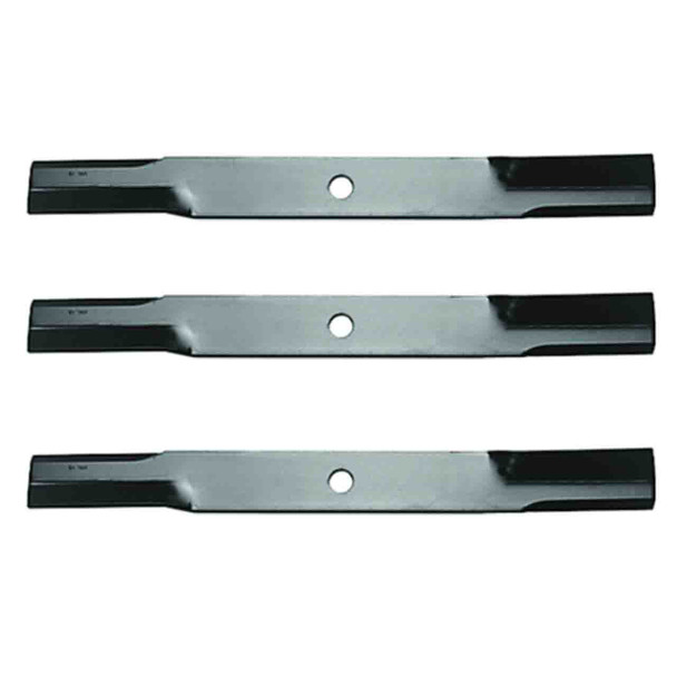 21" Universal OEM 91-035 Oregon Blade Kit(3 Pack) 1/2" Center Hole 2,5" Width 0,25" Thickness 1-1/4" Air Lift - Image 1 21" Universal OEM 91-035 Oregon Blade Kit(3 Pack) 1/2" Center Hole 2,5" Width 0,25" Thickness 1-1/4" Air Lift - Image 1