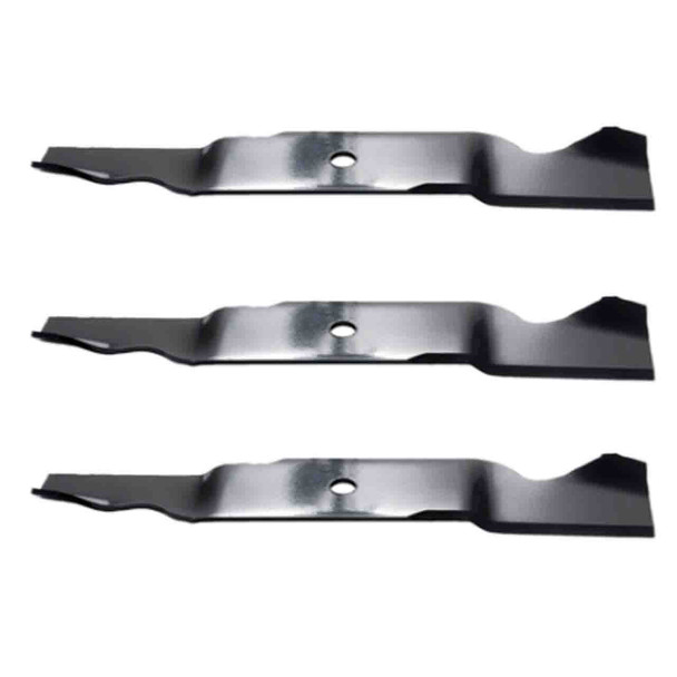 18-1/2" Universal OEM 91-440 Oregon Blade Kit(3 Pack) 3/4" Center Hole 3" Width 0,203" Thickness 1-1/4" Air Lift - Image 1 18-1/2" Universal OEM 91-440 Oregon Blade Kit(3 Pack) 3/4" Center Hole 3" Width 0,203" Thickness 1-1/4" Air Lift - Image 1