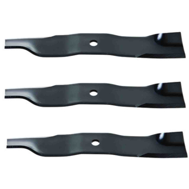 16-9/16" Oregon Blade Kit(3 Pack) Compatible With KUBOTA OEM 7650534330 - 11/16" Center Hole Diam. - Image 1