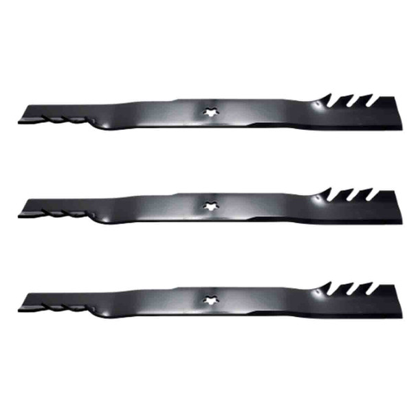 22-7/8" Oregon Blade Kit(3 Pack) Compatible With AYP OEM 704425 - 5 pt. star" Center Hole Diam._A2 - Image 1 22-7/8" Oregon Blade Kit(3 Pack) Compatible With AYP OEM 704425 - 5 pt. star" Center Hole Diam._A2 - Image 1