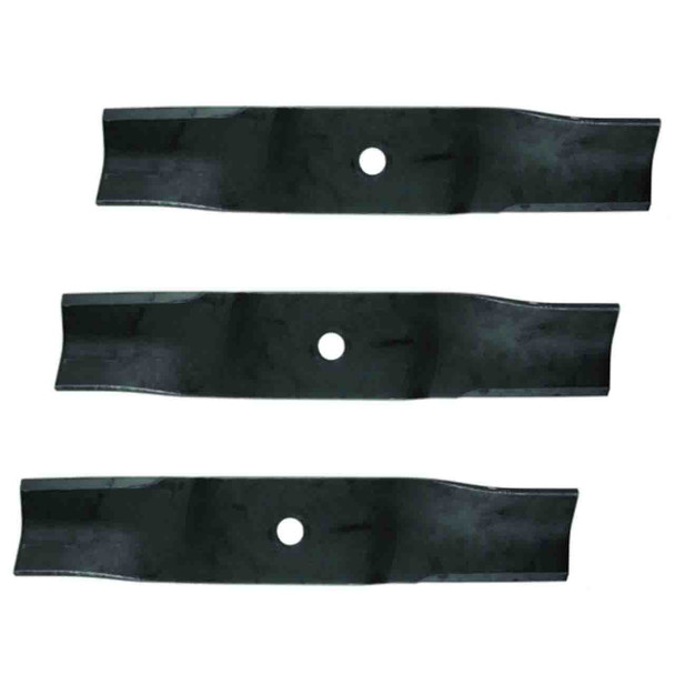 16-1/2" Universal OEM 98-081 Oregon Blade Kit(3 Pack) 3/4" Center Hole 3" Width 0,203" Thickness 1-3/8" Air Lift - Image 1 16-1/2" Universal OEM 98-081 Oregon Blade Kit(3 Pack) 3/4" Center Hole 3" Width 0,203" Thickness 1-3/8" Air Lift - Image 1