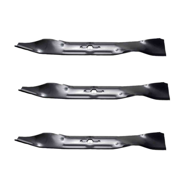 21-1/8" Oregon Blade Kit(3 Pack) Compatible With CUB CADET OEM 942-04126 - 5/8 6 pt. star" Center Hole Diam. - Image 1