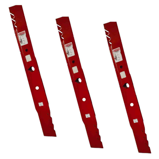 20-1/2" Oregon Blade Kit(3 Pack) Compatible With KUBOTA OEM K5955-34360 - 1-5/16" Center Hole Diam. - Image 1