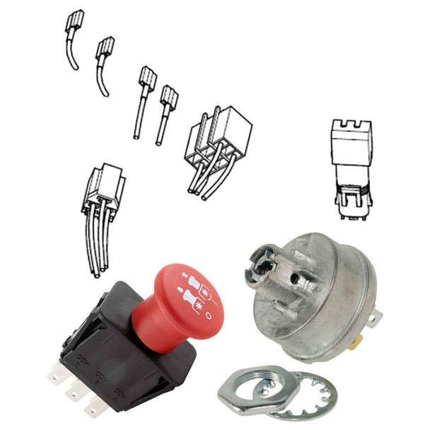 Wire Harness Kit For Hustler FasTrak SDX Kawasaki FX691 (22hp) 48" Wire Harness Kit For Hustler FasTrak SDX Kawasaki FX691 (22hp) 48"