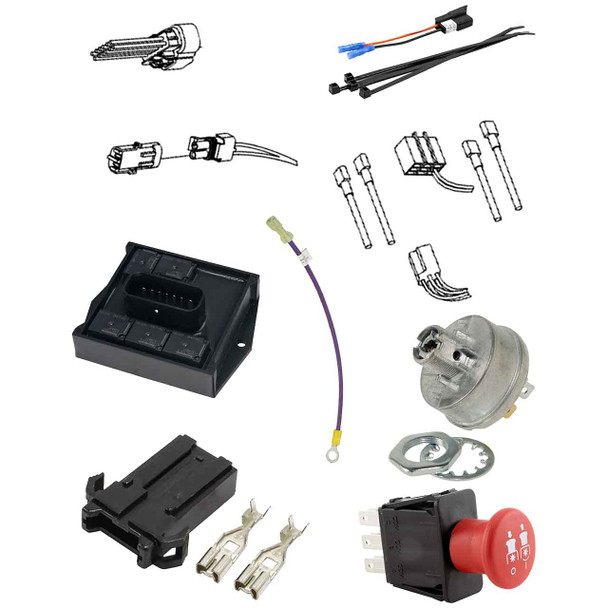 Wire Harness Kit For Hustler X-ONE Kawasaki FX850 (27hp) 72"