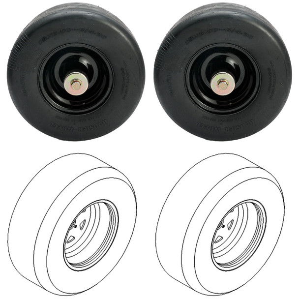 Complete Tire Kit For Z Master Zero-Turn Riders - 4000 Series TORO Mower Model 18752