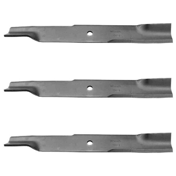 Blade Kit(3 Pack) Compatible With DIXIE CHOPPER Mowers for 56" cut. IMAGEN