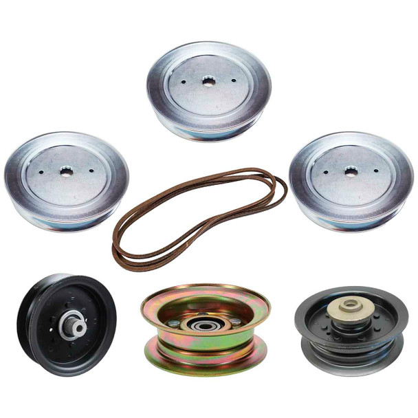 Belt and Pulley Kit for TS348XD Husqvarna Riding Mower