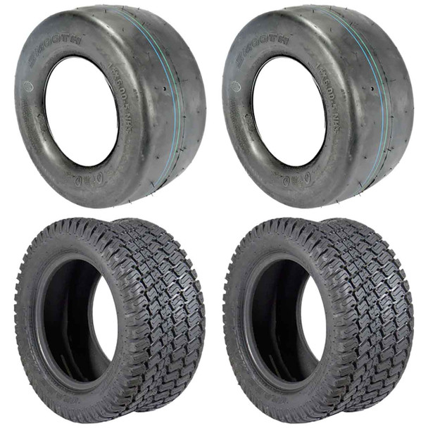 Complete HD Tire Kit For SCAG Liberty Z Model SZL48H-21FR