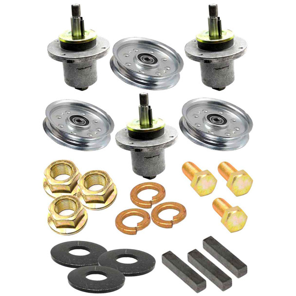 Complete Spindle Kit With Pulleys For Scag Liberty Z 42" Model SZL42H-22PX