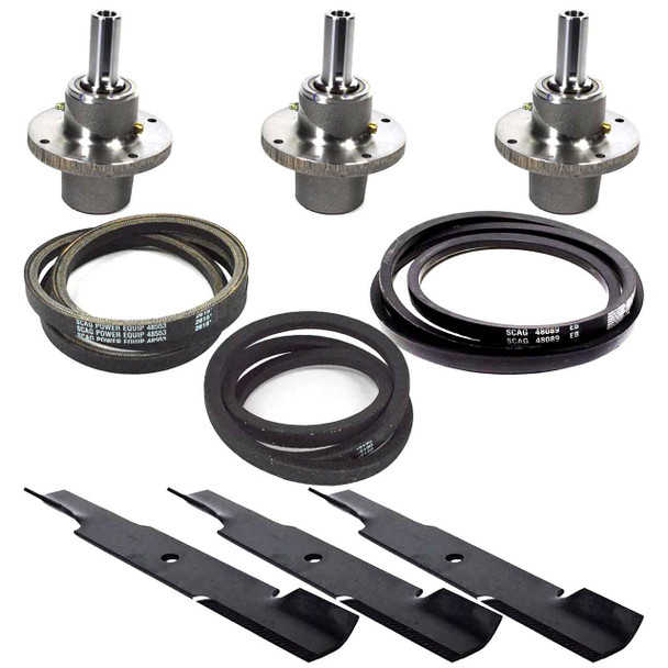 Spindle and Blade & Belt Kit For Scag Hydro Drive  48" Model SWZ48V-15FSE