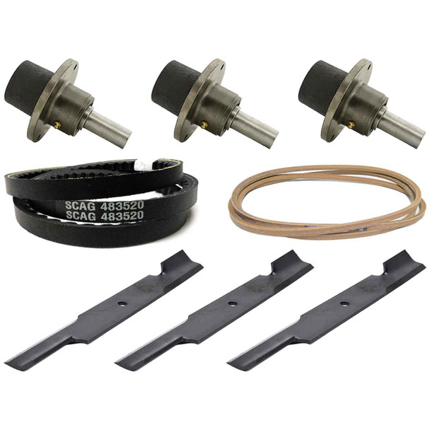 Spindle and Blade & Belt Kit For Scag V-Ride II   61" Model SVRII61V-26CVEFI