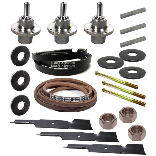 Deck Moving Parts Maintenance Kit For Scag V-Ride II   48" Model SVRII48V-22FX
