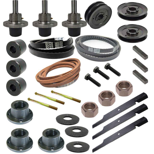 Complete Deck Moving Parts Maintenance HD Kit For Scag Tiger Cat II  61" Model STCII61V-26CVEFI