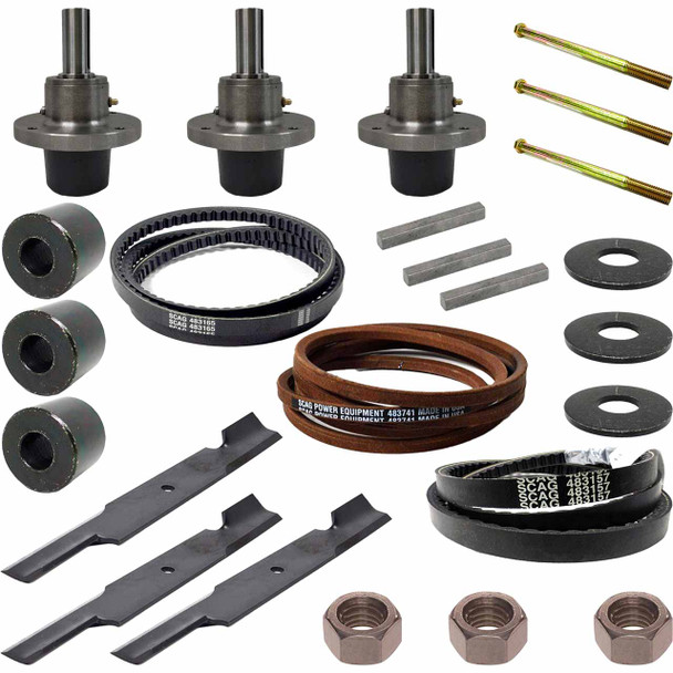 Deck Moving Parts Maintenance HD Kit For Scag Cheetah II 61" Model SCZII61V-38FXEFI