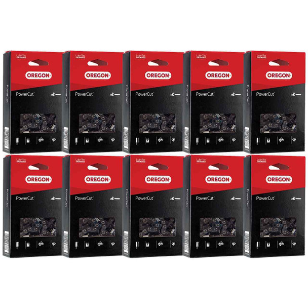 Oregon PowerCut Saw Chain 72EXJ105G – Fits 32" Bar -10 PACK