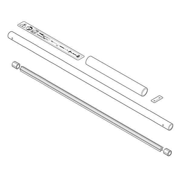 Echo OEM C050003150 - MAIN PIPE, PAS 3 FT EXTENSION - Echo Original Part Echo OEM C050003150 - MAIN PIPE, PAS 3 FT EXTENSION - Echo Original Part