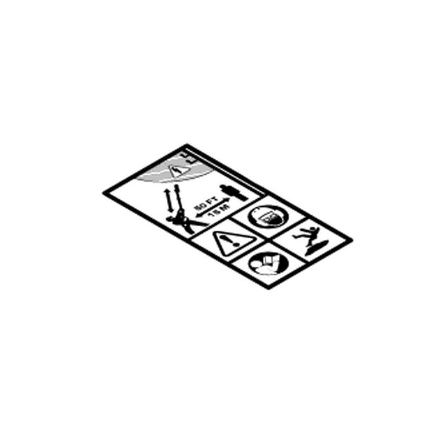 Echo OEM X505001821 - LABEL, CAUTION - Echo Original Part