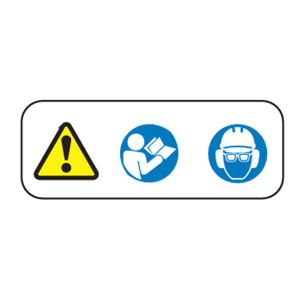 Echo OEM X505006800 - LABEL, CAUTION PAS-265ES - Echo Original Part