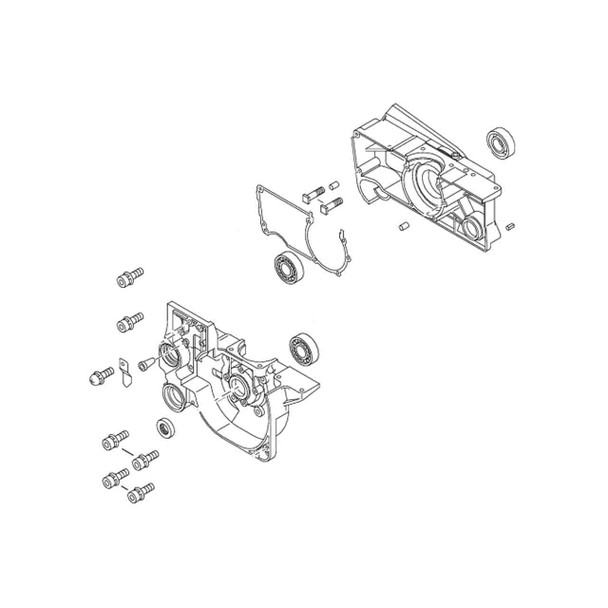 Echo OEM P100003120 - CRANKCASE KIT, CS-680 - Echo Original Part