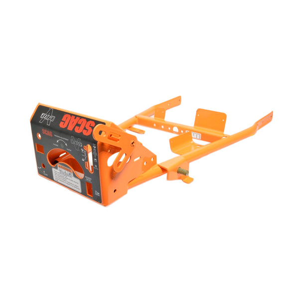 Scag OEM 462112 - HANDLE WELDMENT W/ DECALS, SWZV - Scag Original Part - Image 1