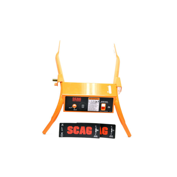 Scag OEM 461976 - HANDLE WELDMENT W/ DECALS, 16" SW - Scag Original Part - Image 1