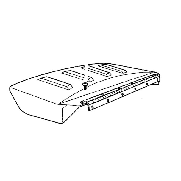 Scag OEM 481400 - DEFLECTOR, HOPPER TOP - Scag Original Part