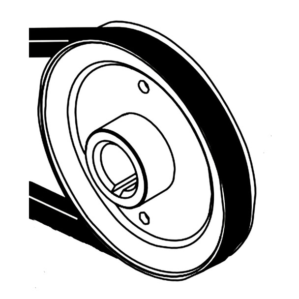 Scag OEM 483675 - PULLEY, 5.367 OD - 1.125 BORE - Scag Original Part - Image 1