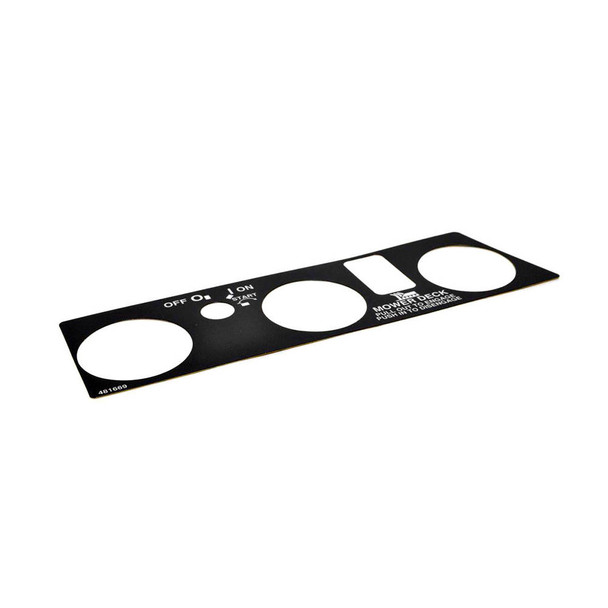 Scag OEM 481669 - DECAL, INSTRUMENT PANEL-UPPER - Scag Original Part - Image 1