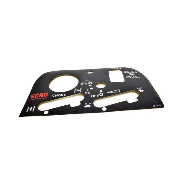 Scag OEM 483255 - DECAL, INSTRUMENT PANEL-KA LC - Scag Original Part - Image 1