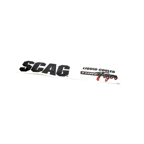 Scag OEM 483783 - DECAL, HOOD - Scag Original Part - Image 1