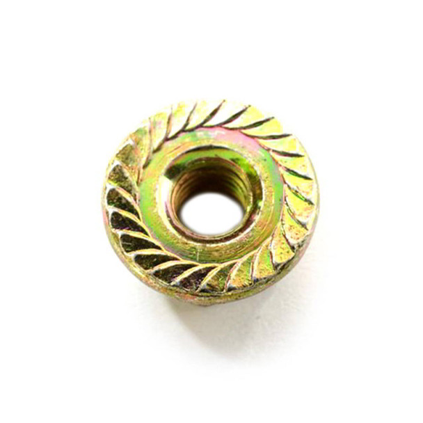 Scag OEM 04019-01 - NUT, 10-32 SERR FLG HH ZINC - Scag Original Part - Image 1