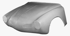 K110 1955-1974 VW Karmann Ghia One Piece Front End. Designed to use 1967 & Later Headlights  K110 1955-1974 VW Karmann Ghia One Piece Front End. Designed to use 1967 & Later Headlights